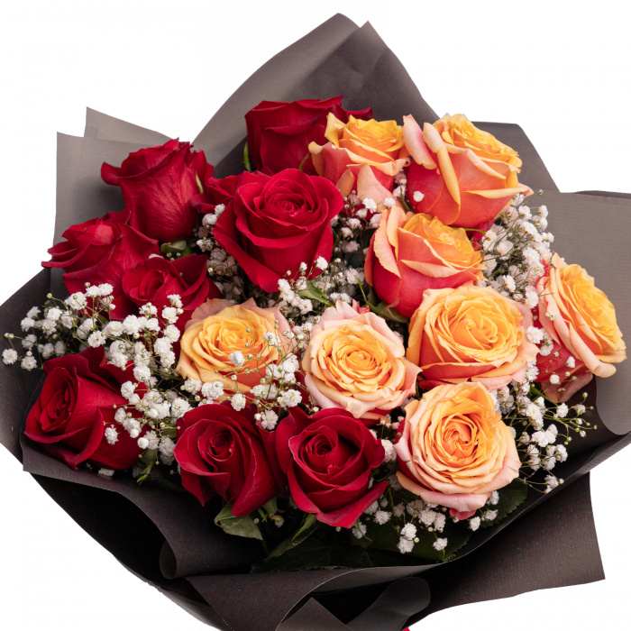 Buchet trandafiri Passionate Love – imaginea 2