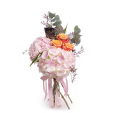 Buchet trandafiri si hortensii – Standard