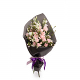 Buchet cu minirosa si lisianthus – Standard