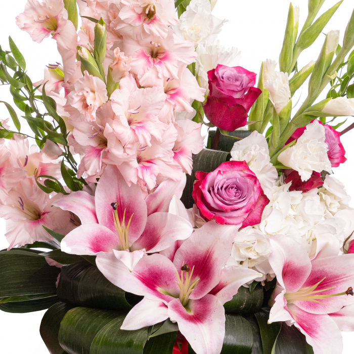Buchet cu gladiole Sweet Romance – imaginea 2