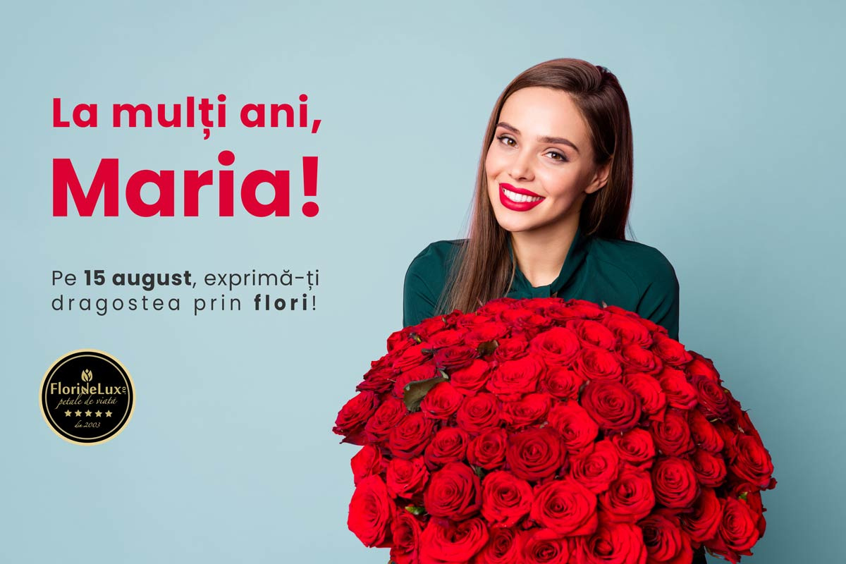 Obiceiuri si traditii pe 15 august. Buchete cu flori de lux pentru Maria