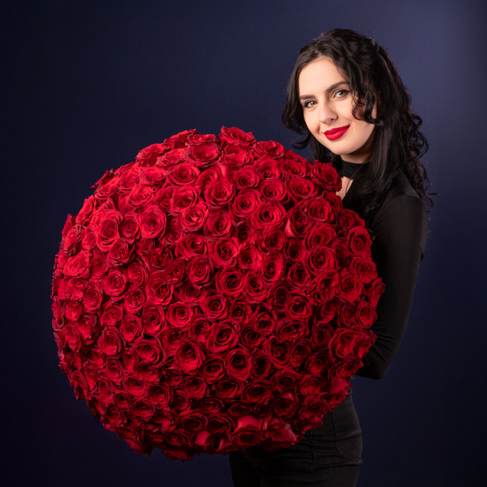 Buchet 201 trandafiri rosii – imaginea 1