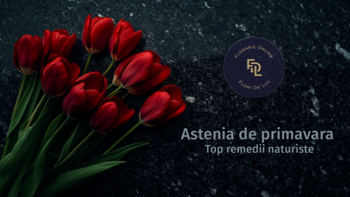 Astenia de primavara: florile si starea de bine