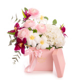 Cutie cu ranunculus si lalele – Floridelux