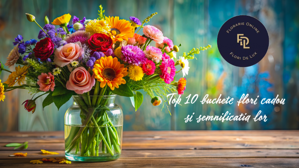 Top 10 cele mai populare buchete de flori cadou si semnificatia fiecaruia