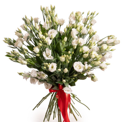 Buchet lisianthus alb