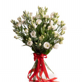 Buchet lisianthus alb – Standard