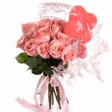 Buchet de flori Valentine's Day – Premium