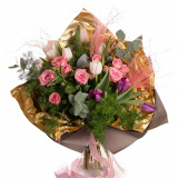 Buchet lalele si trandafiri – Floridelux