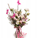 Buchet flori si oua de Paste – Floridelux