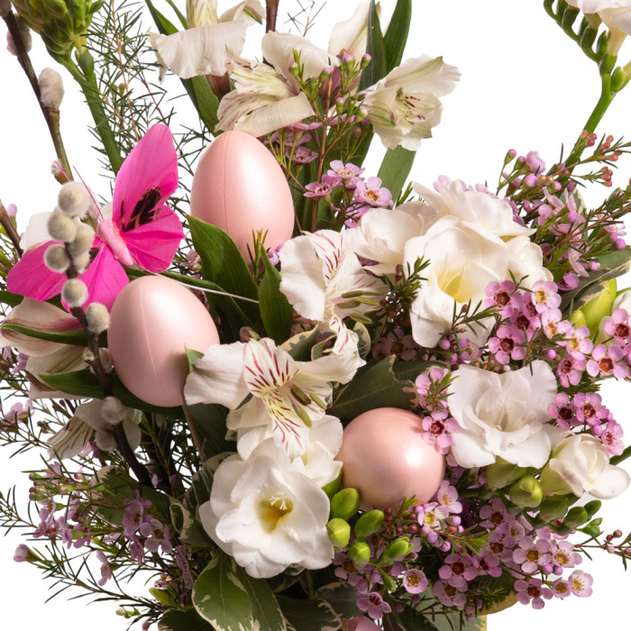 Buchet flori si oua de Paste – imaginea 2