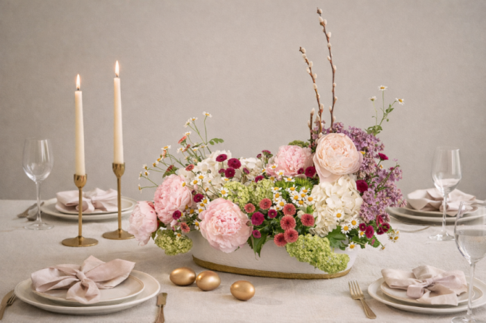 Decorul perfect pentru masa de Paste: idei simple pentru un efect elegant