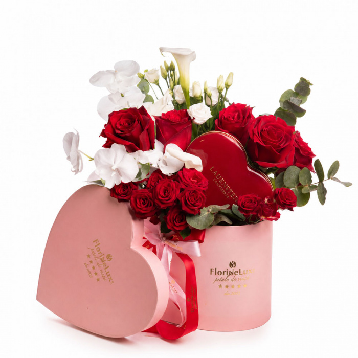 Cutie cu flori LOVE – imaginea 1