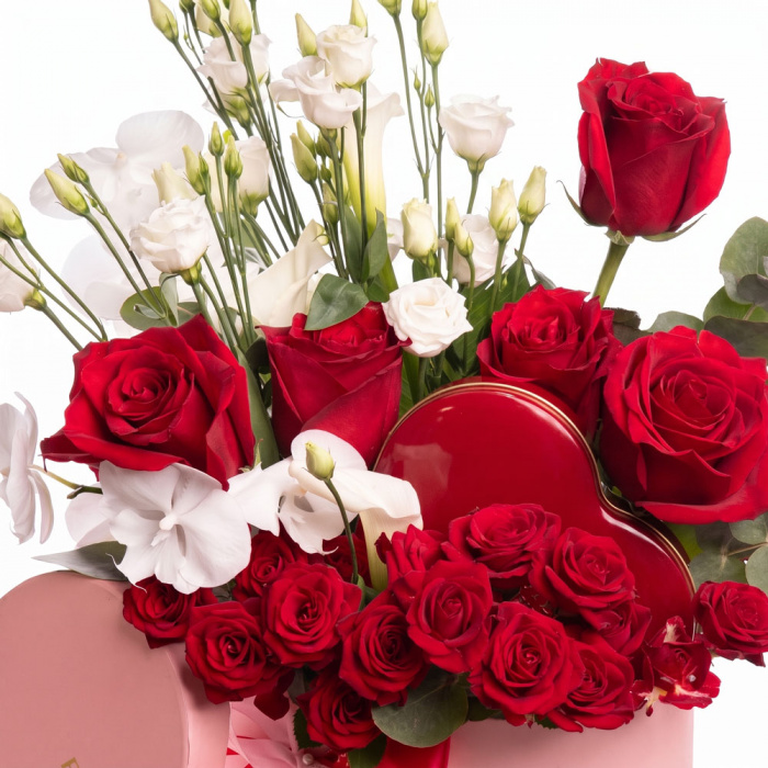 Cutie cu flori LOVE – imaginea 2