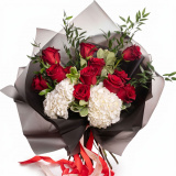 Buchet cu trandafiri rosii – Premium