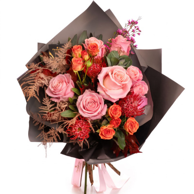 Buchet exotic in nuante de toamna