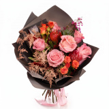 Buchet exotic in nuante de toamna – Floridelux
